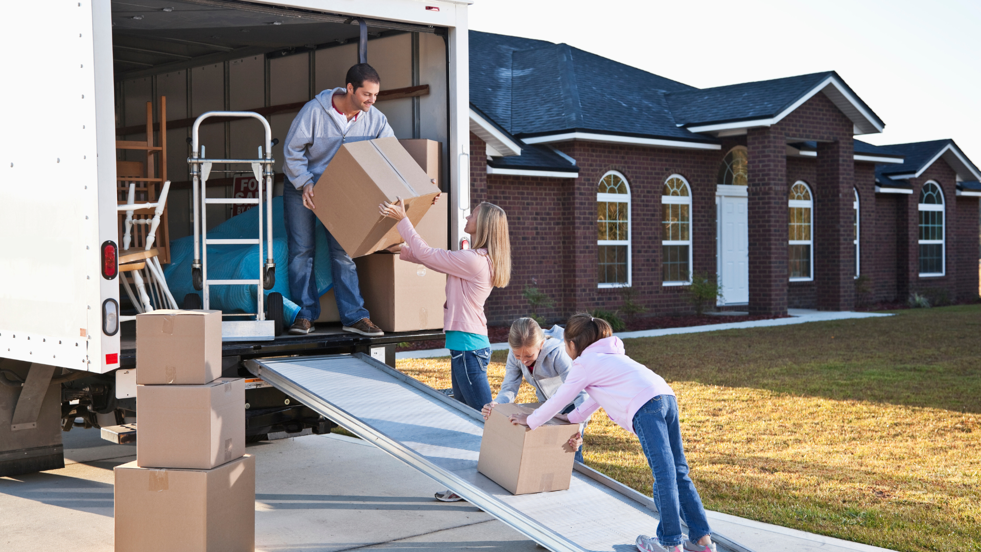 Men Loading Moving Truck